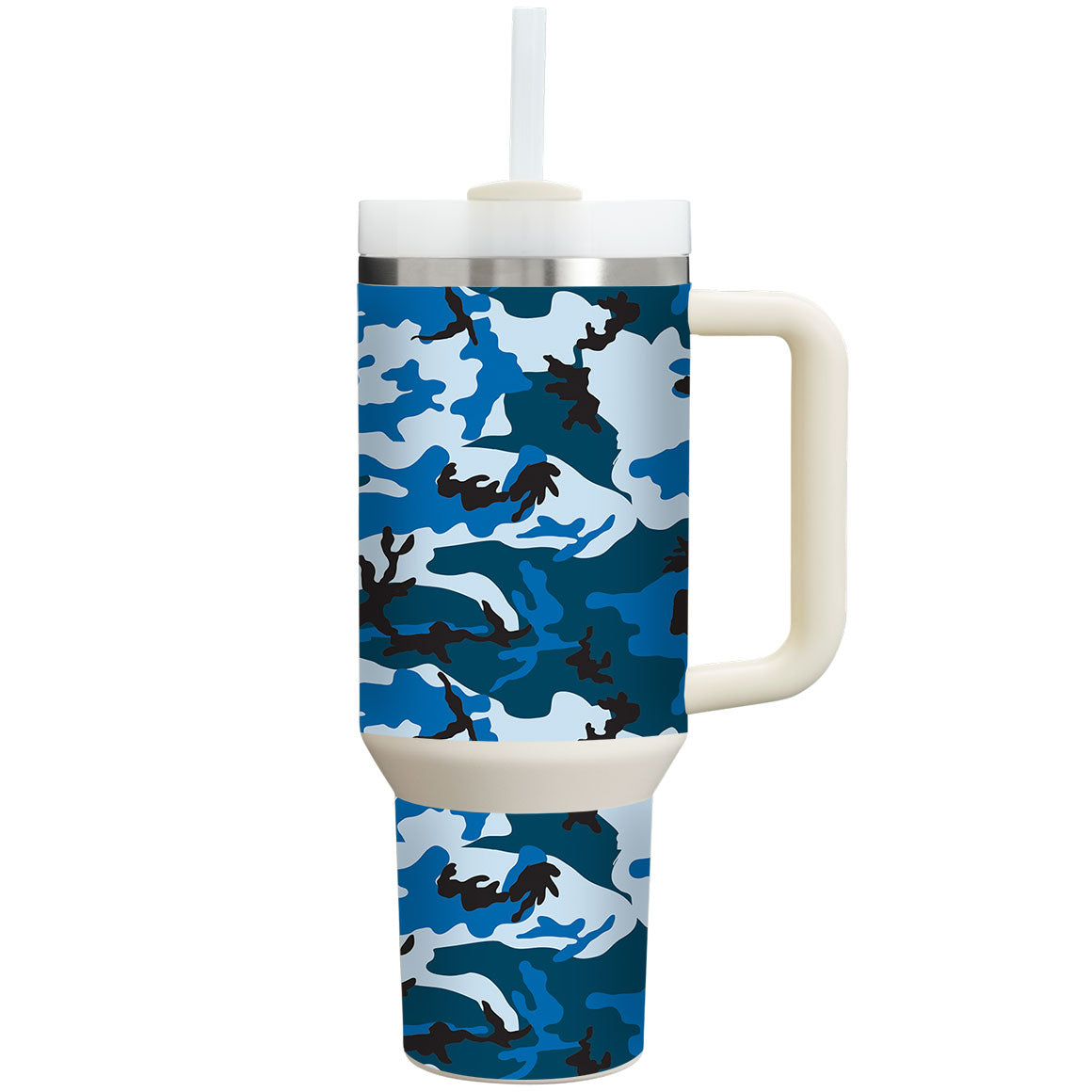 Stanley Personalized Tumbler Camo Series Skins, Blue / Matte / 40 oz