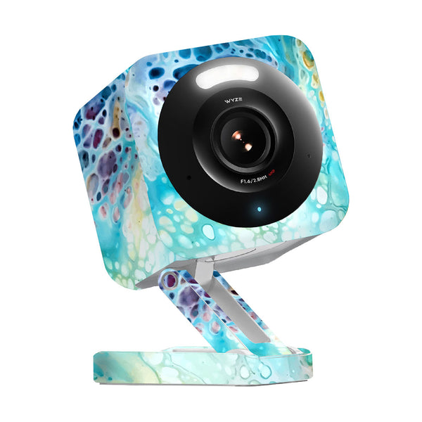 Wyze Cam v4 Oil Paint Series Arctic Waves Skin