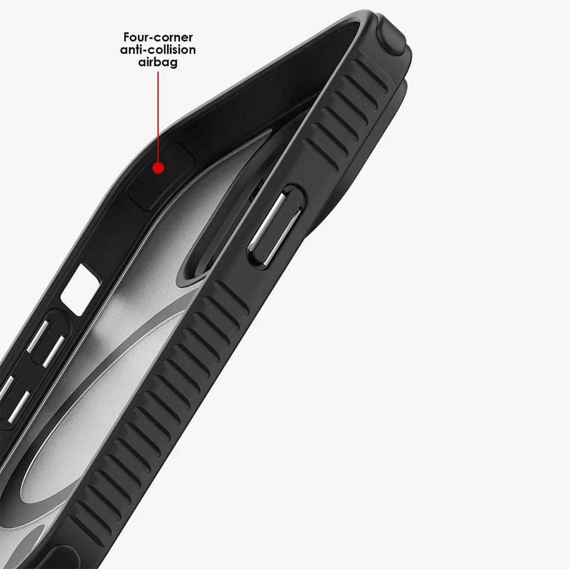 Matte Black iPhone 14 Pro Case: Slim, Drop-Proof & Magnetic