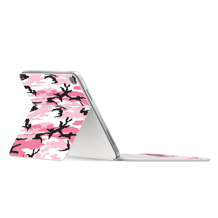 Magic Keyboard Folio for iPad (Gen 10) Camo Series Pink Skin