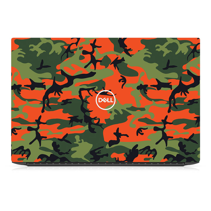 Dell XPS 15 9520 Camo Series Red Green Skin