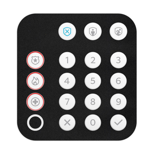 Ring Alarm Keypad (2nd Gen) Color Series Black Skin