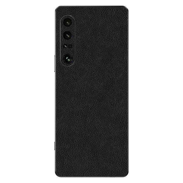 Sony Xperia 1 IV Leather Series Black Skin