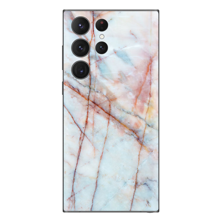 Galaxy S23 Ultra Marble Series Colorful Skin