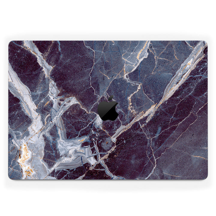 MacBook Pro 16" (2023, M2) Marble Series Dark Blue Skin
