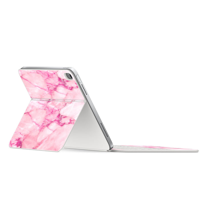 Magic Keyboard Folio for iPad (Gen 10) Marble Series Pink Skin