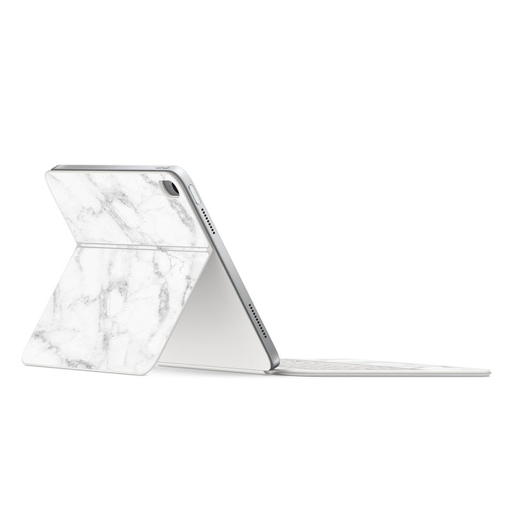 Magic Keyboard Folio for iPad (Gen 10) Marble Series White Skin