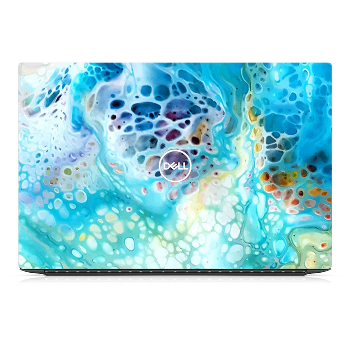 Dell XPS 15 9520 Oil Paint Series Arctic Waves Skin