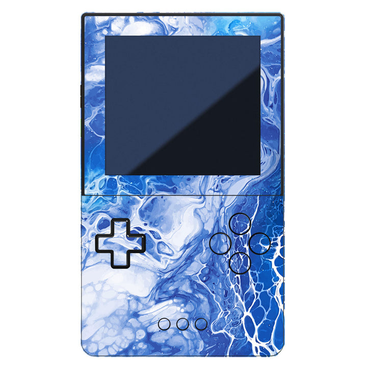 Analogue Pocket Oil Paint Series Blue Waves Skin