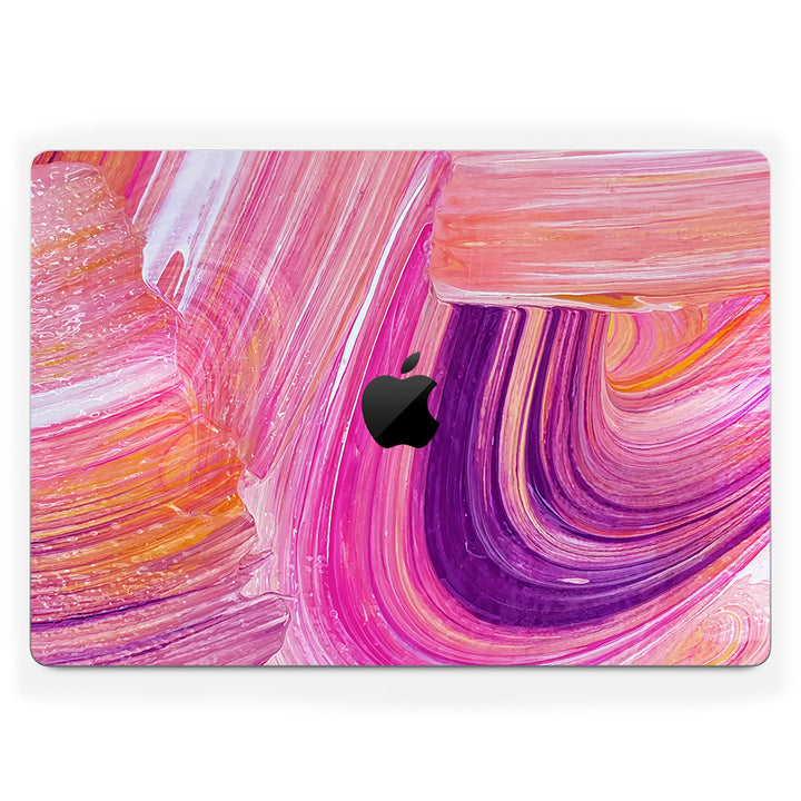 MacBook Pro 16" (2023, M2) Oil Paint Series Pink Brushed Skin