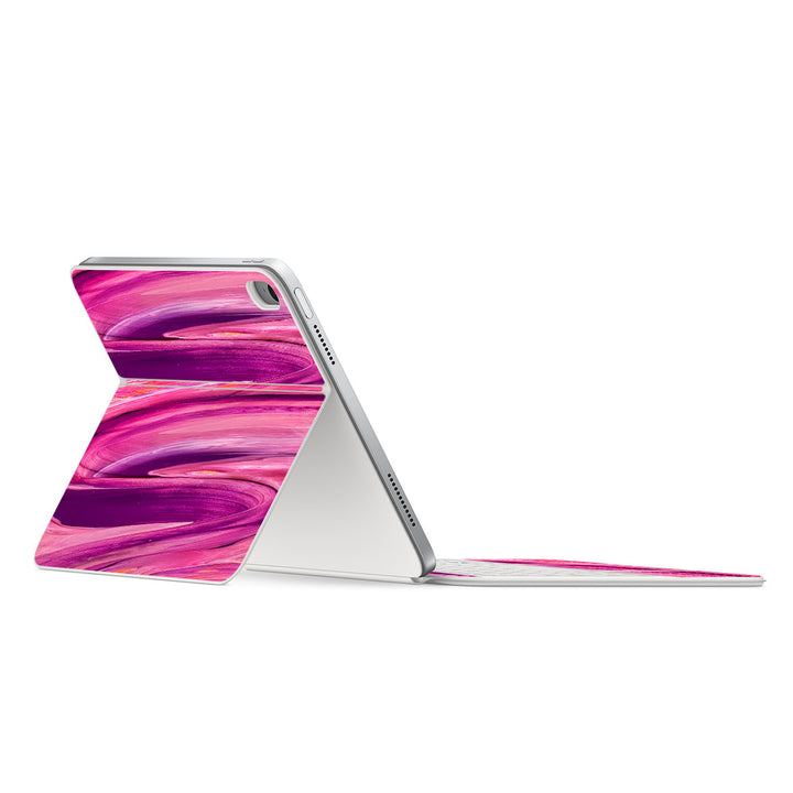 Magic Keyboard Folio for iPad (Gen 10) Oil Paint Series Purple Brushed Skin