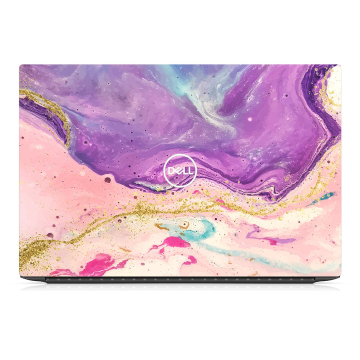 Dell XPS 15 9520 Oil Paint Series Purple Swirl Skin