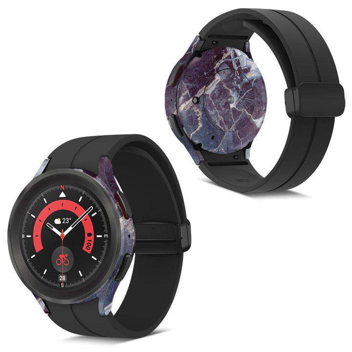 Galaxy Watch 5 Pro Marble Series Skins - Slickwraps