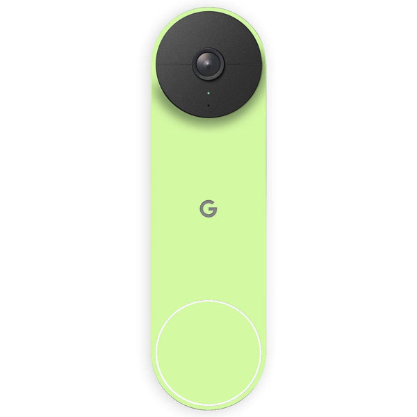 Nest Doorbell Wired (2nd Gen) Green Glow Skin - Slickwraps