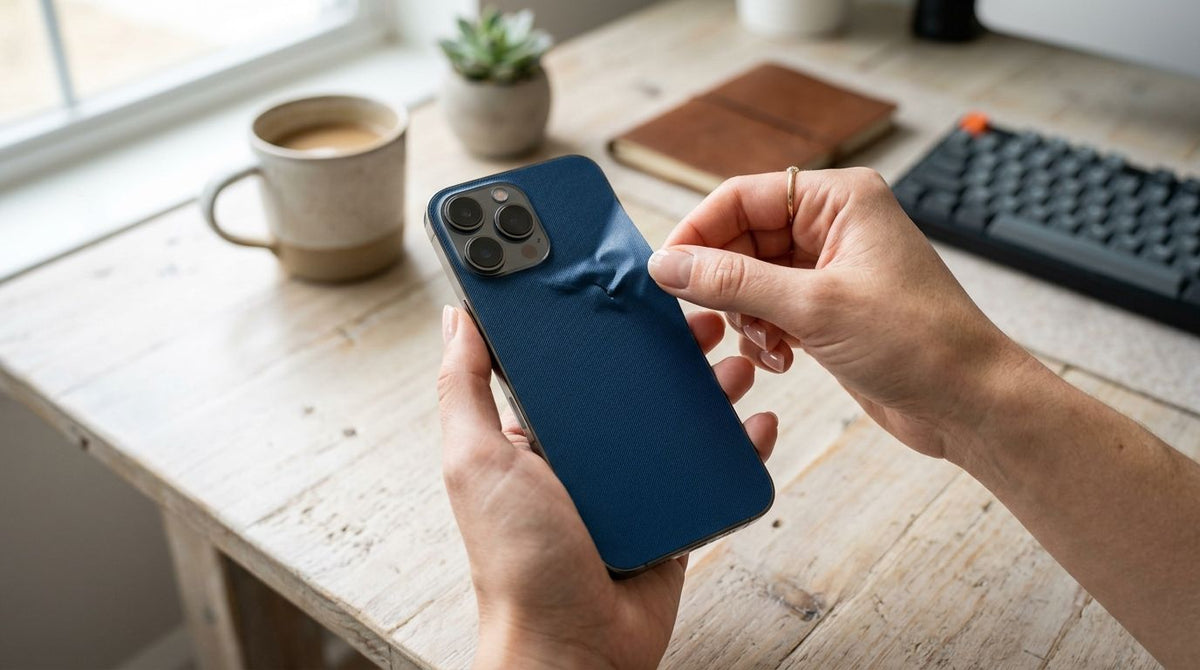 Can you reposition a phone skin after applying it?