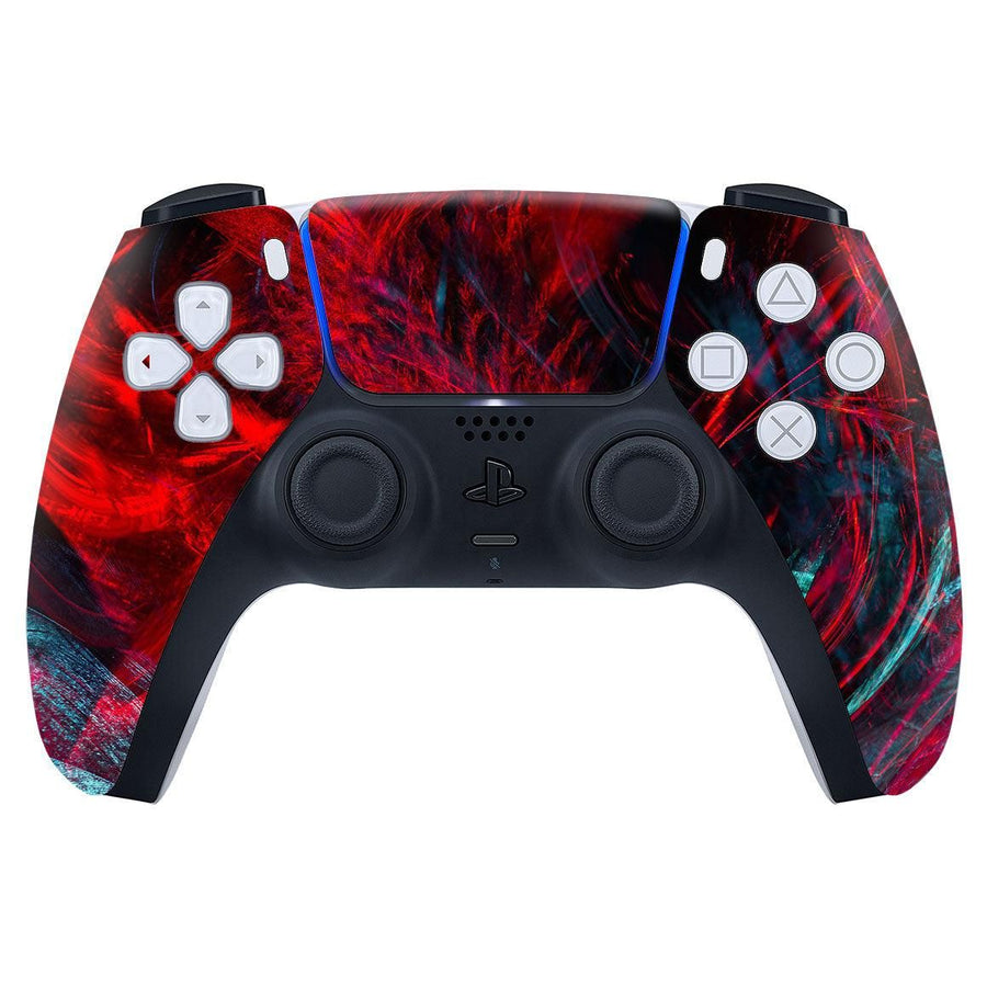 Custom PS5 DualSense controller skin preview from Slickwraps