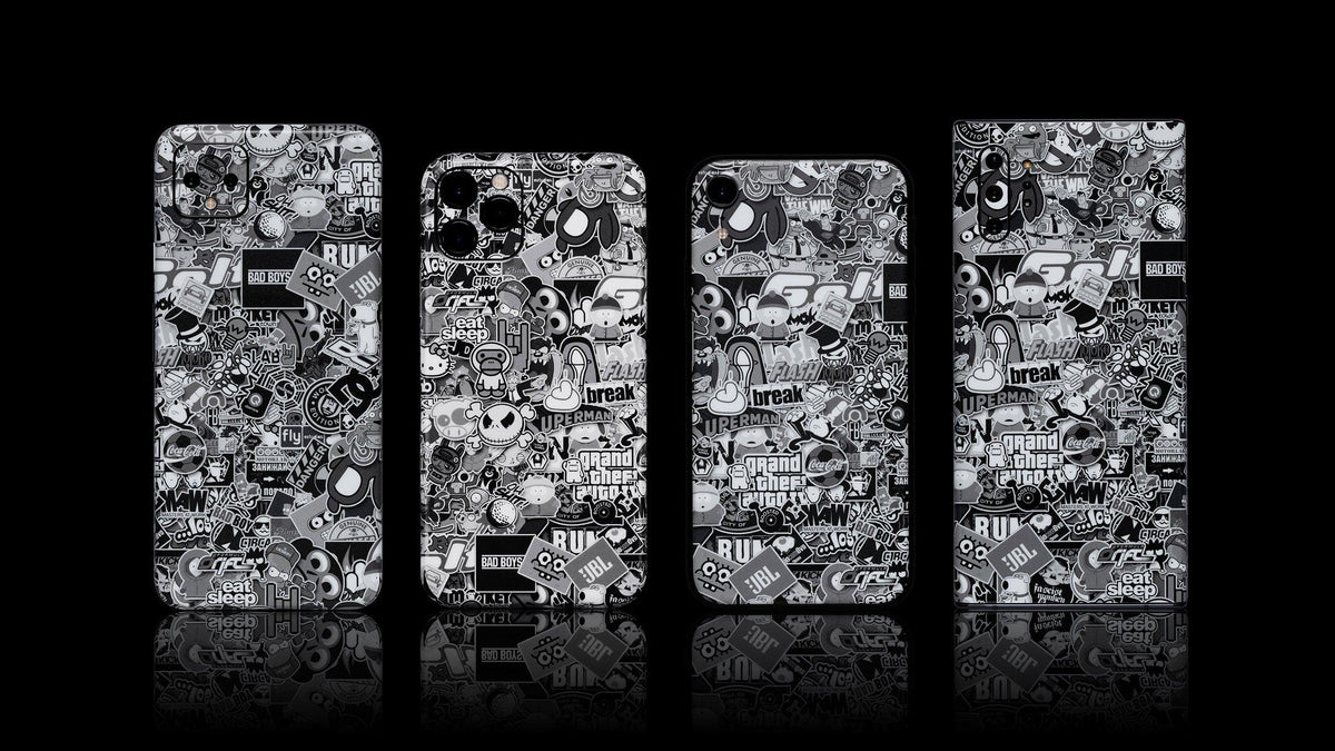 Stickerbomb “grows up” with Monochrome! - Slickwraps