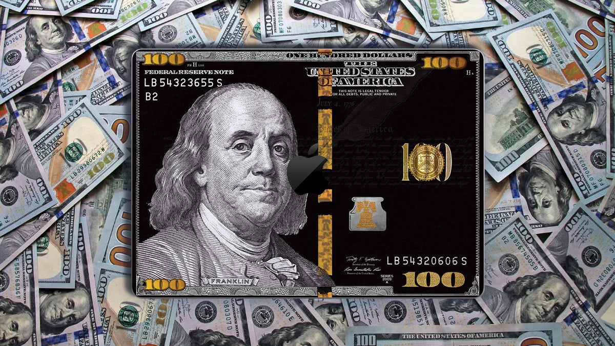 Benjamin Franklin limited edition MacBook skin by Slickwraps