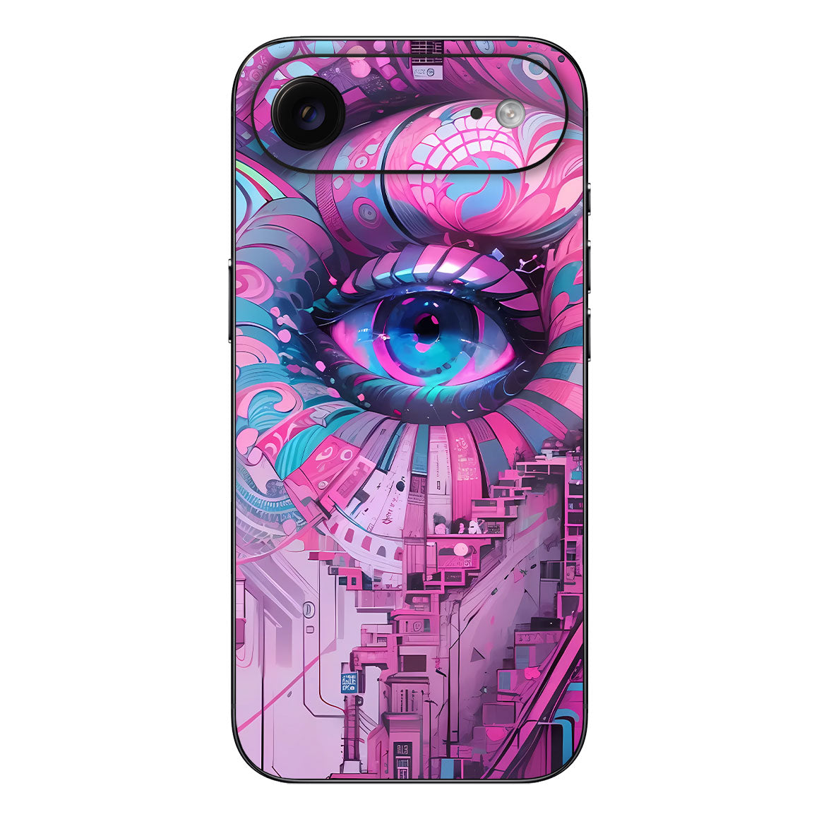 iPhone Air AI Art Series City Eye Skin