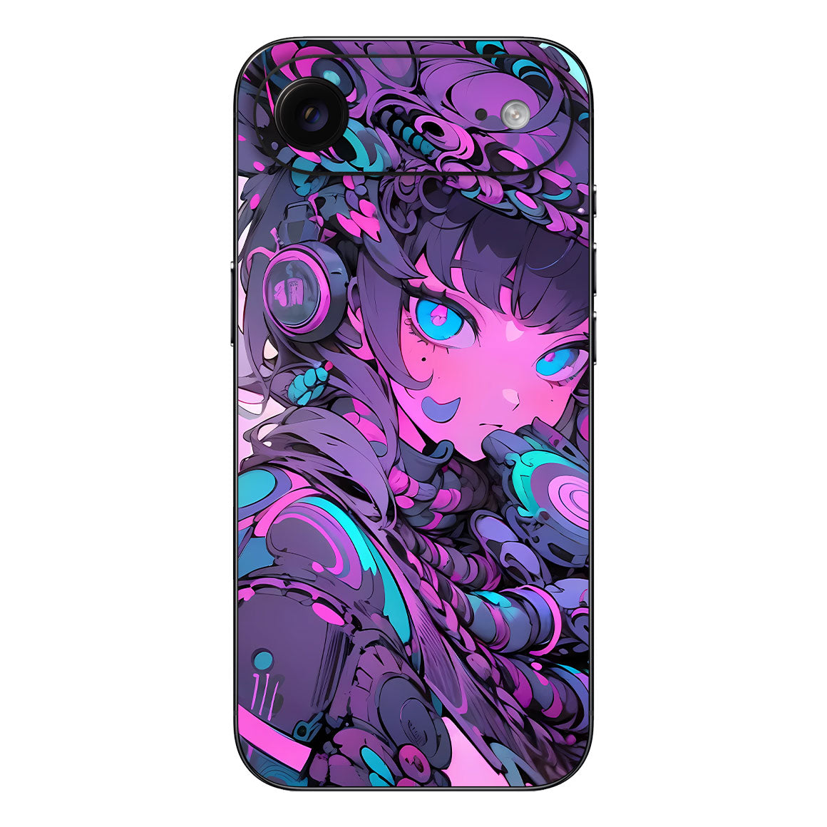 iPhone Air AI Art Series Girl Blue Eyes Skin