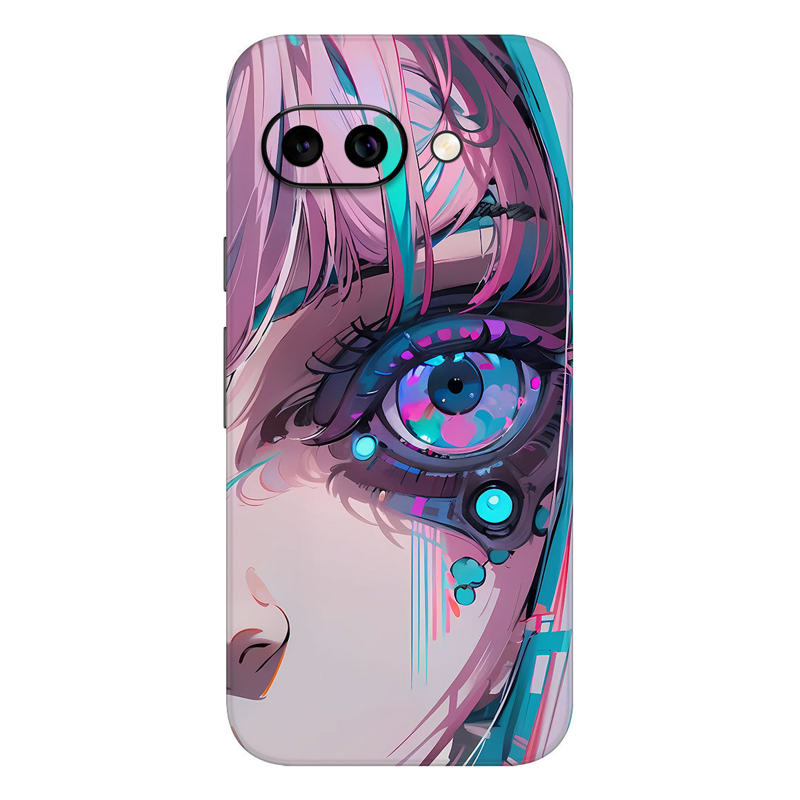 Pixel 9a AI Art Series Girl Eye Skin