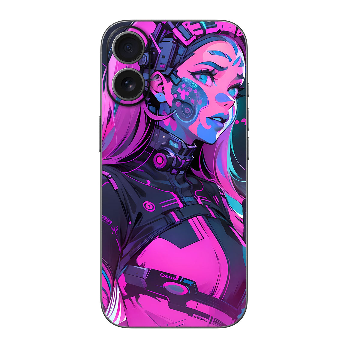iPhone 17 AI Art Series Girl Pink Skin