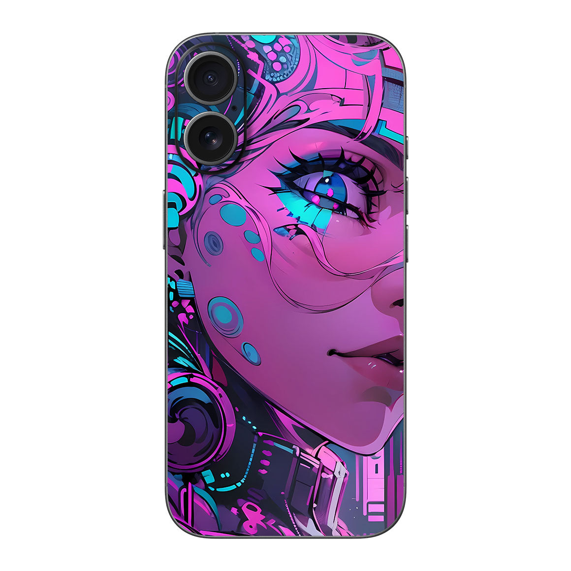 iPhone 17 AI Art Series Girl Pink V2 Skin