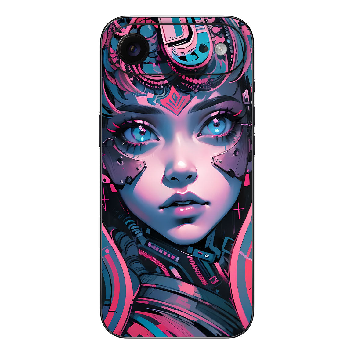 iPhone Air AI Art Series Girl Robotic Skin