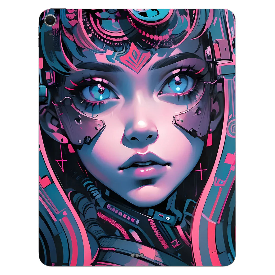 iPad Pro 11" M18 AI Art Series Girl Robotic Skin