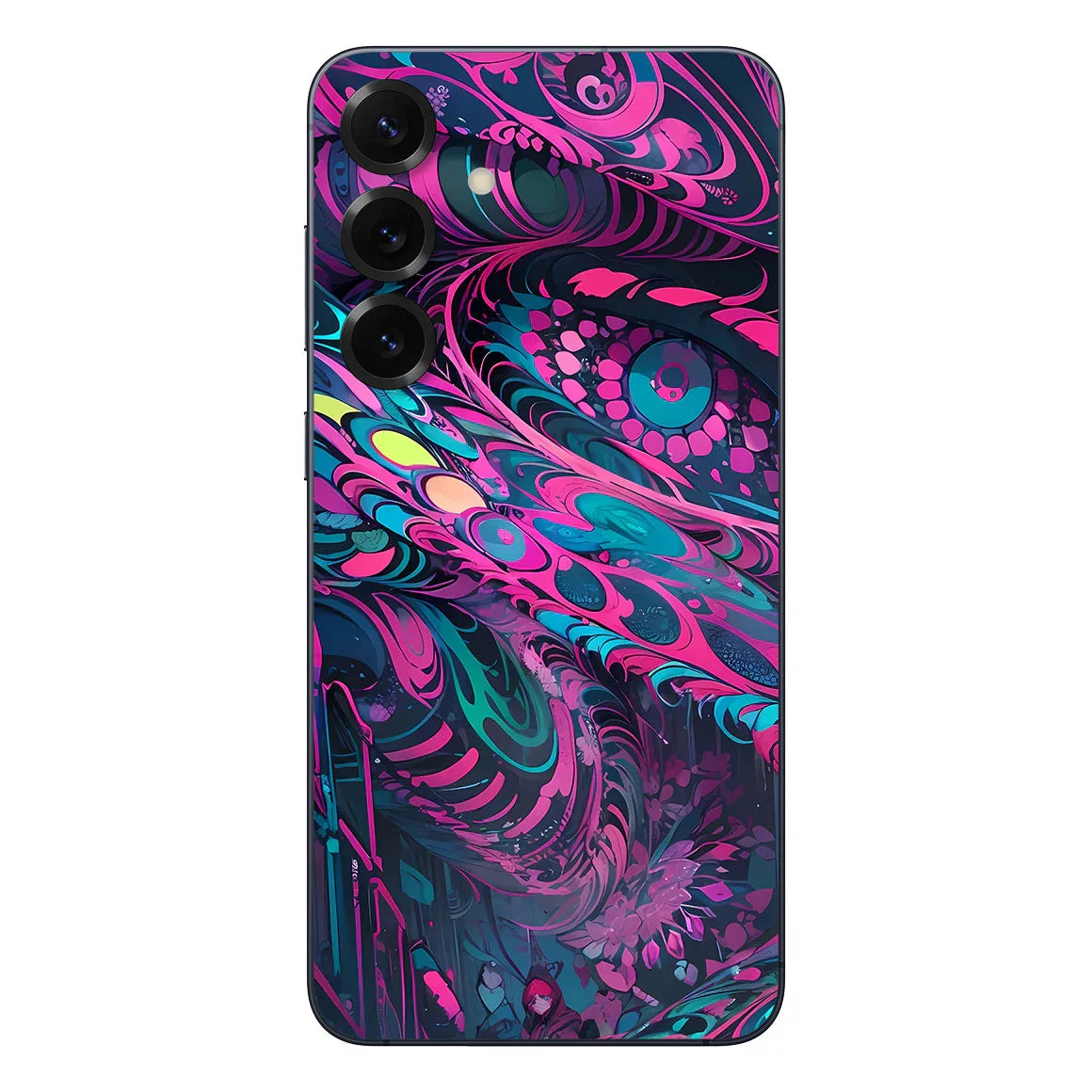 Galaxy S25 Plus AI Art Series Pink Blue Art Skin
