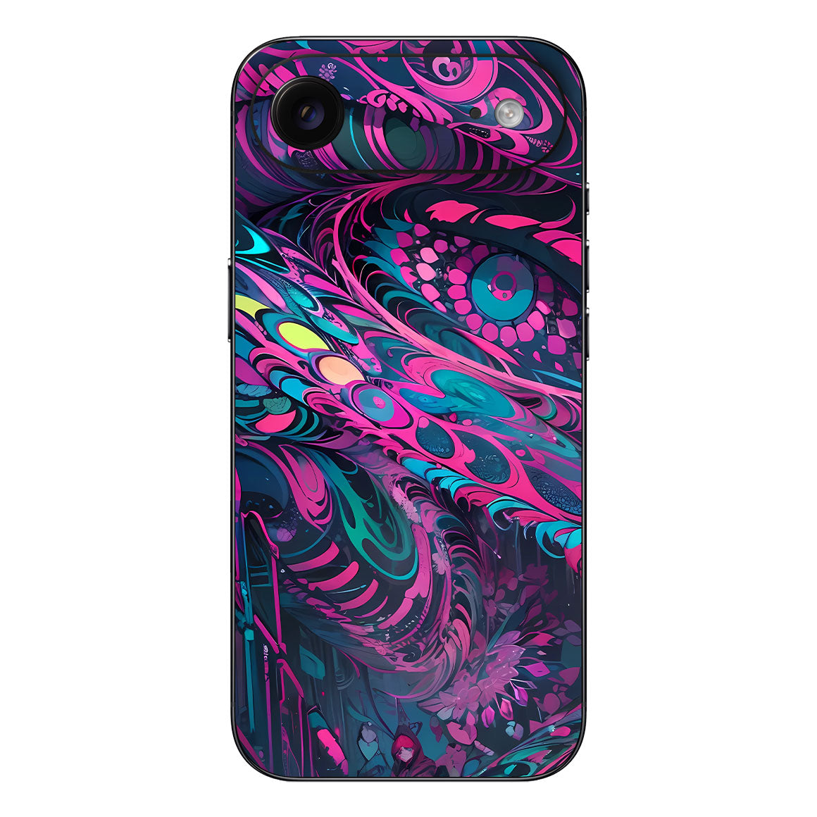 iPhone Air AI Art Series Pink Blue Art Skin