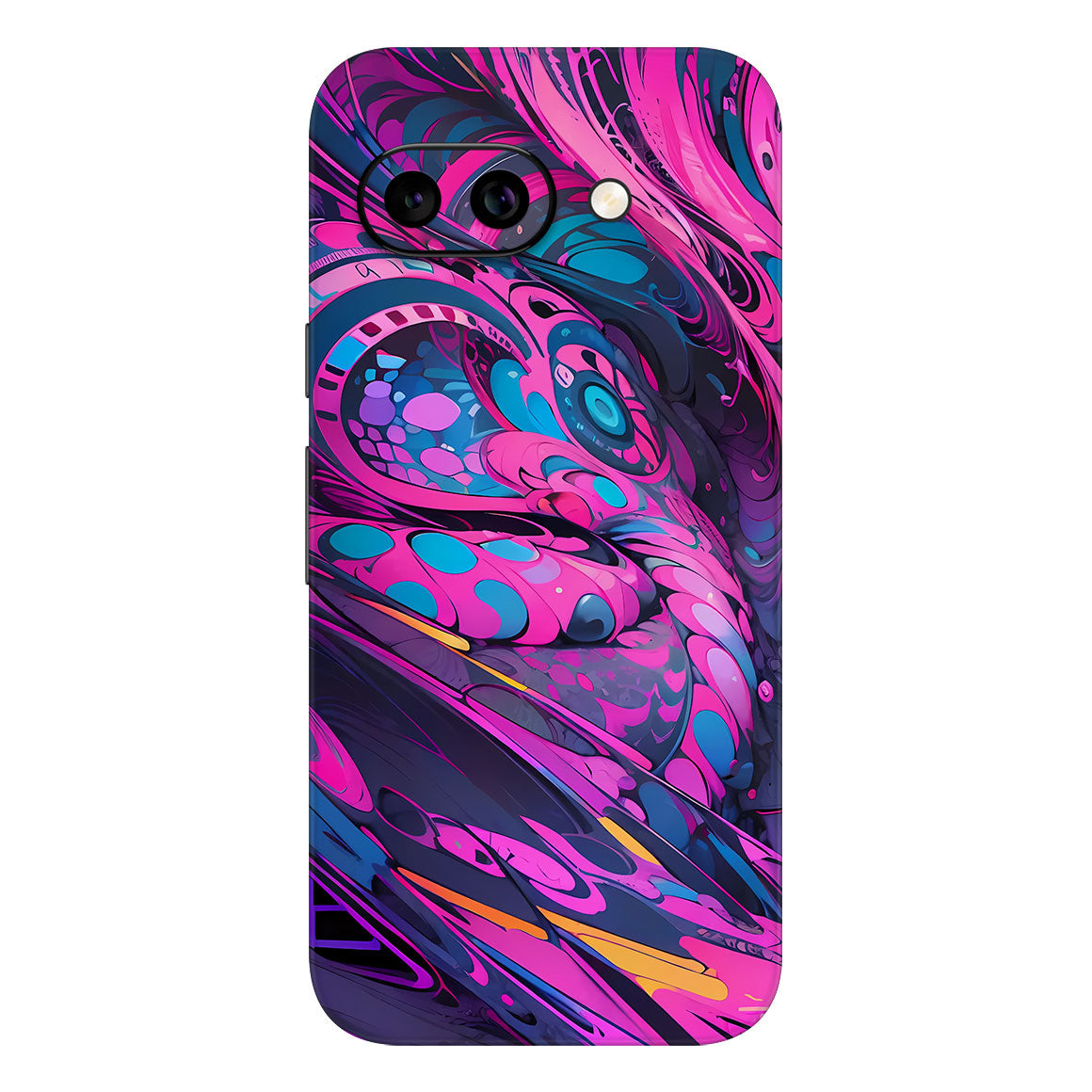 Pixel 9a AI Art Series Piscicodelic Skin