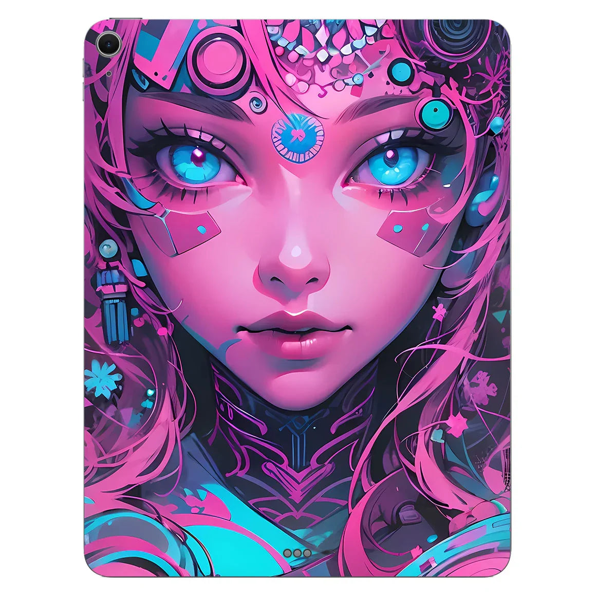 iPad Air 13" M2 AI Art Series Robo Girl Pink Skin