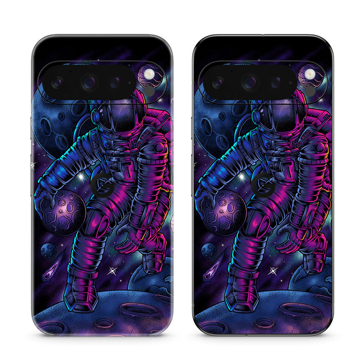 Pixel 10 Pro Artist Series Astronaut Basketball Skin