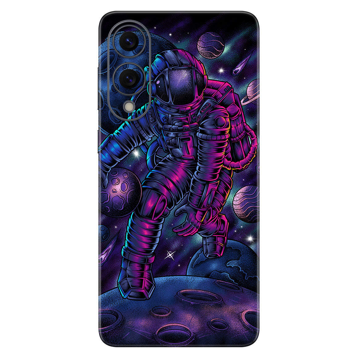 Galaxy S25 Edge Artist Series Astronaut Basketball Skin