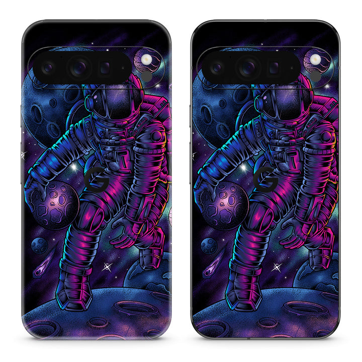 Pixel 10 Pro XL Artist Series Astronaut Basketball Skin