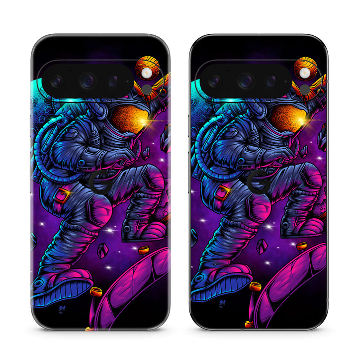Pixel 10 Pro Artist Series Astronaut Skater Skin