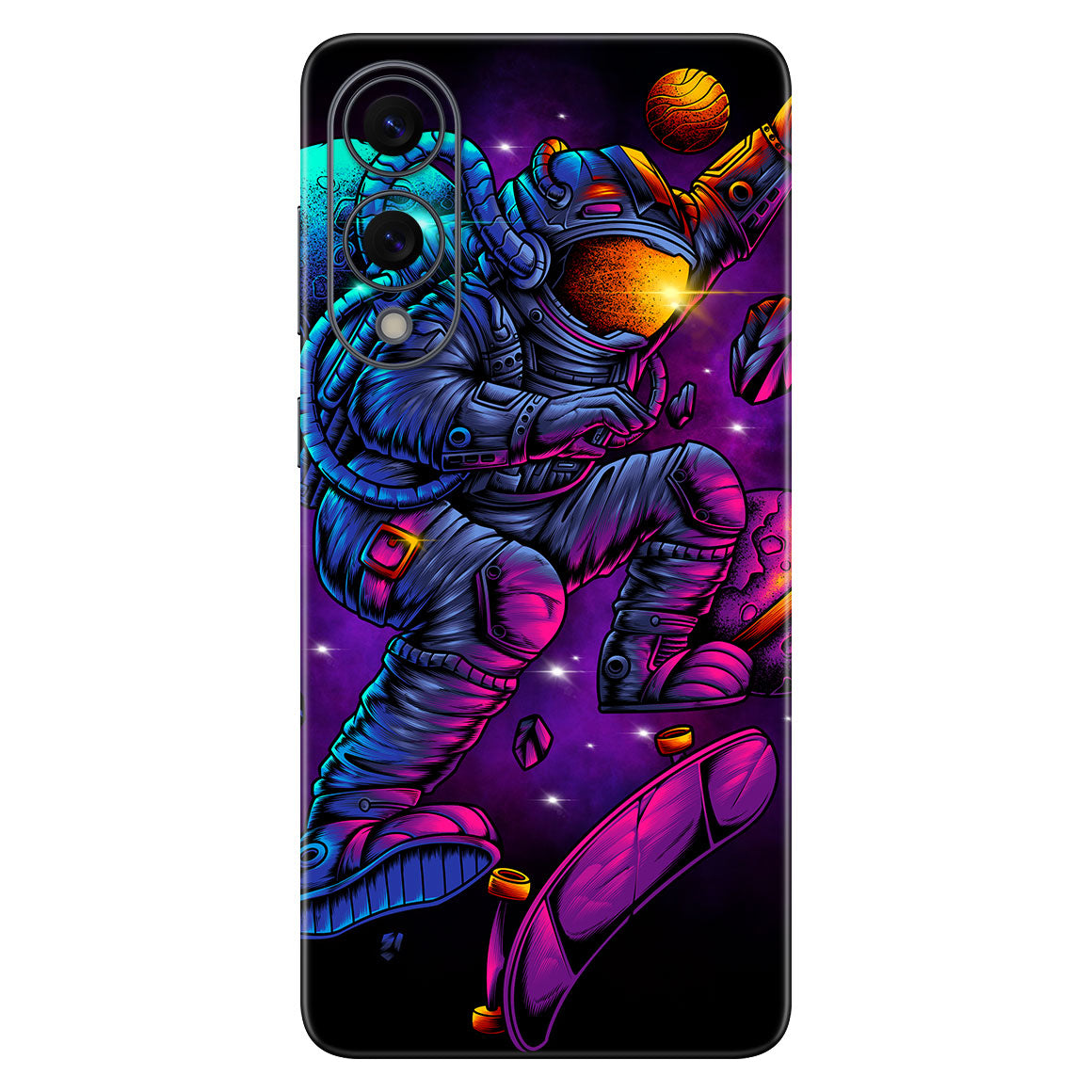 Galaxy S25 Edge Artist Series Astronaut Skater Skin