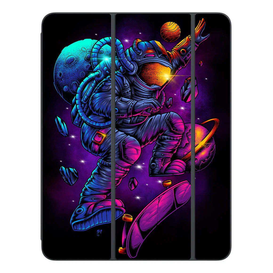 Smart Folio for iPad Pro 13-inch (M4) Artist Series Astronaut Skater Skin
