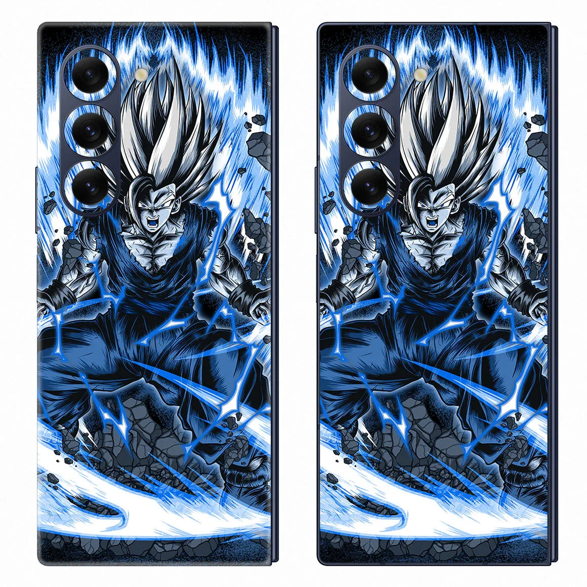 Galaxy Z Fold 6 Artist Series Blue Super Beast Skin