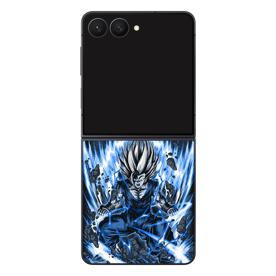 Galaxy Z Flip8 Artist Series Blue Super Beast Skin