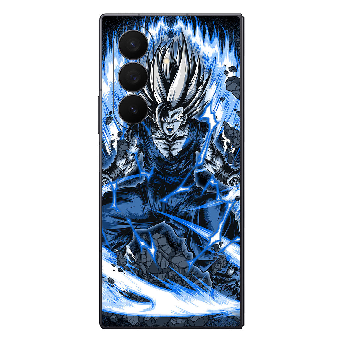 Galaxy Z Fold 7 Artist Series Blue Super Beast Skin