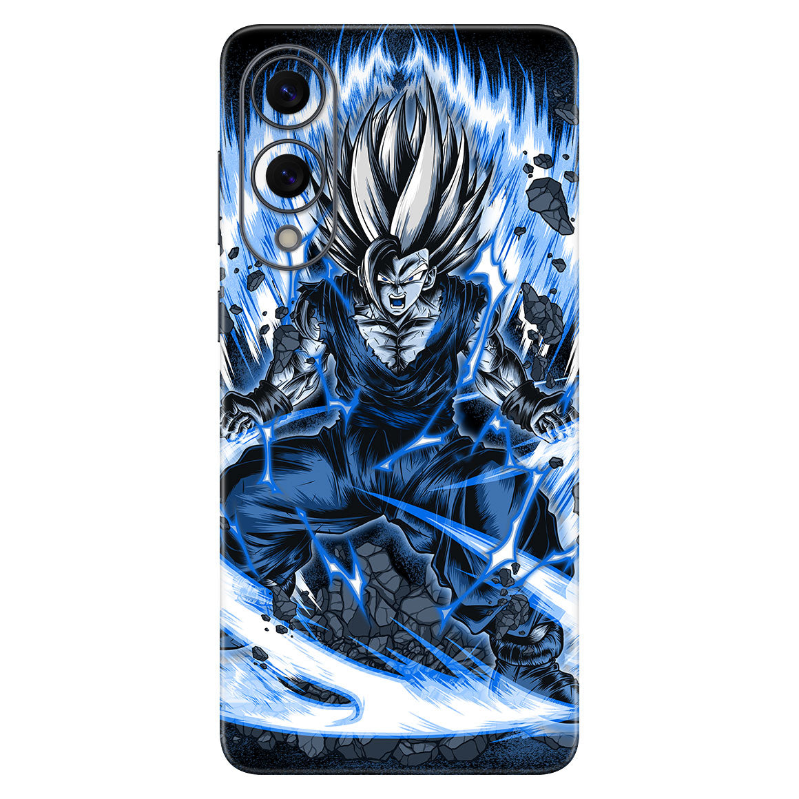 Galaxy S25 Edge Artist Series Blue Super Beast Skin