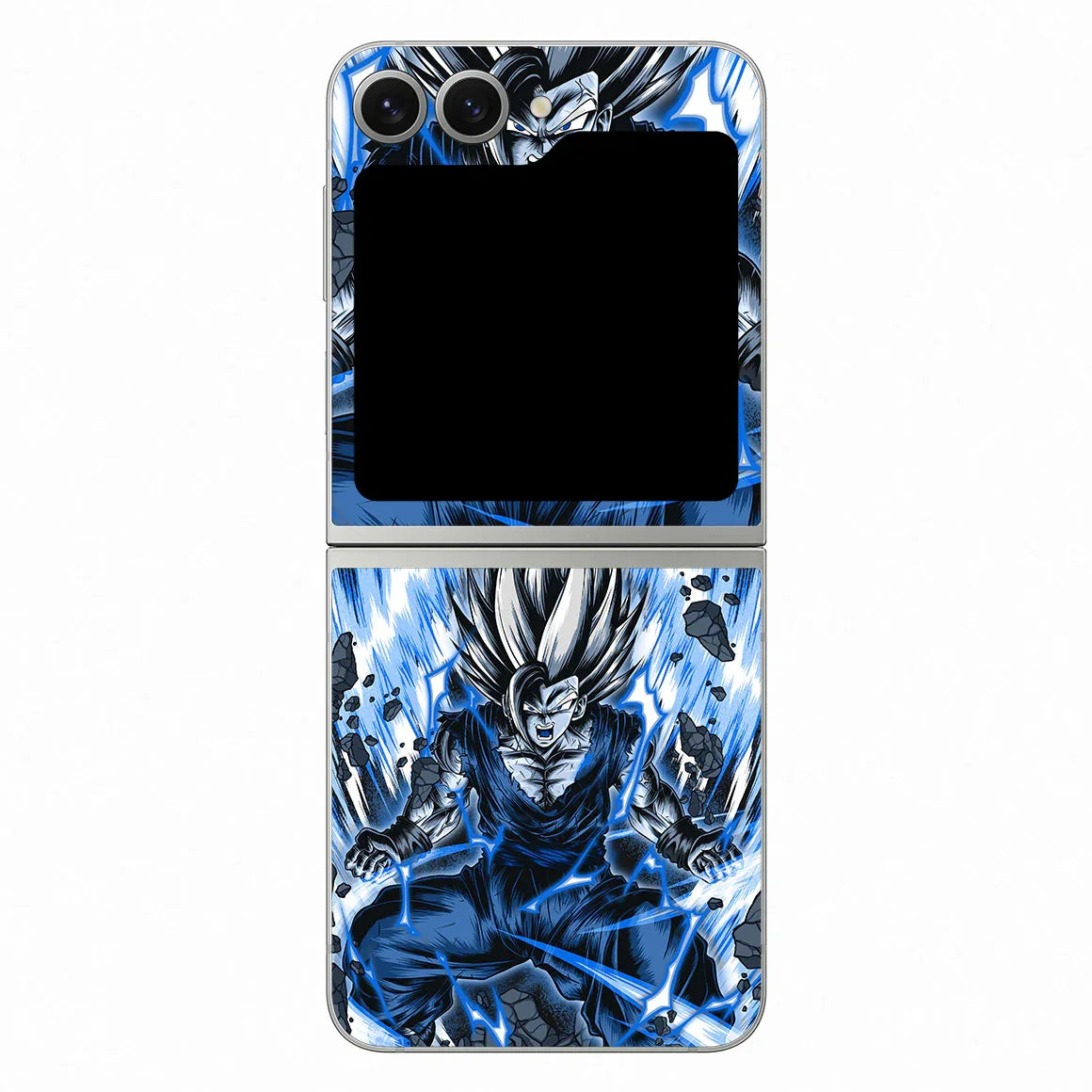 Galaxy Z Flip 6 Artist Series Blue Super Beast Skin