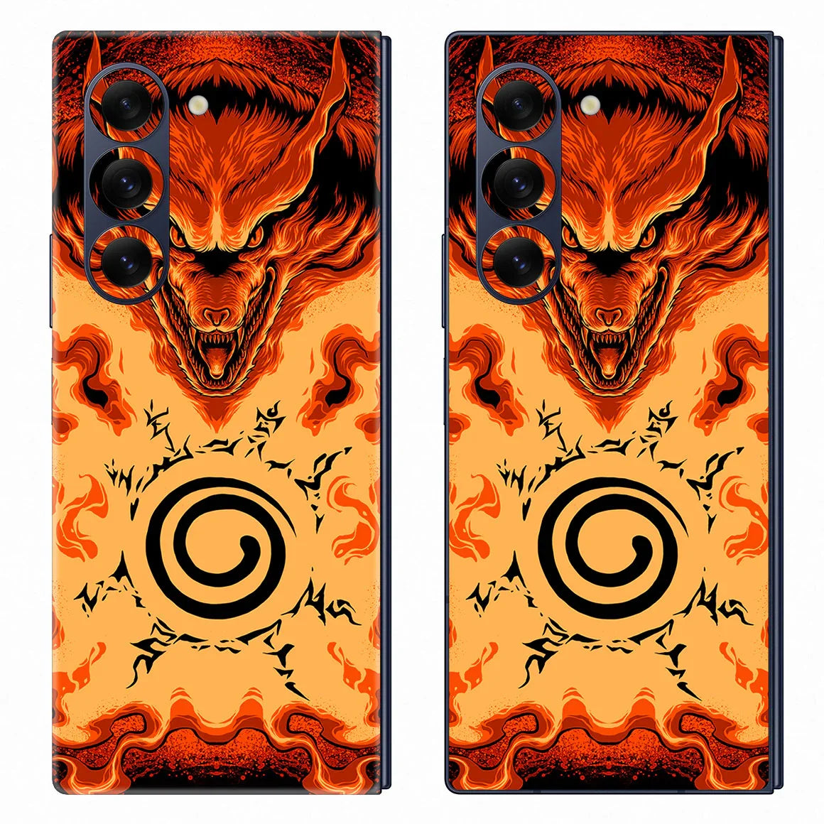 Galaxy Z Fold 6 Artist Series Burning Fox Skin