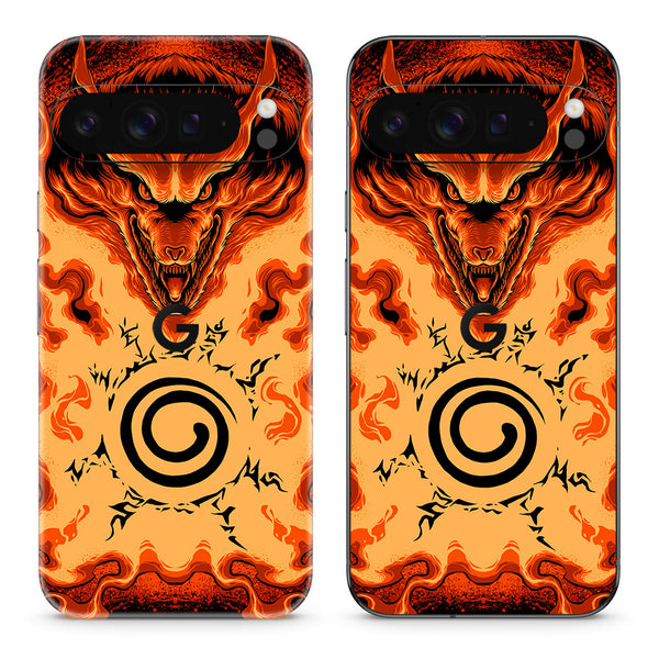 Pixel 10 Pro XL Artist Series Burning Fox Skin