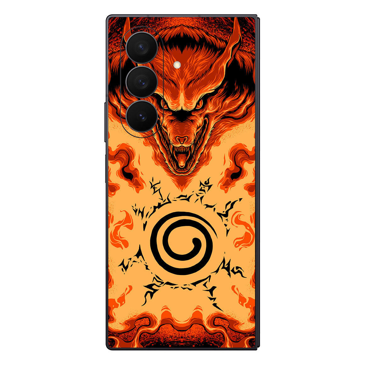 Galaxy Z Fold 7 Artist Series Burning Fox Skin