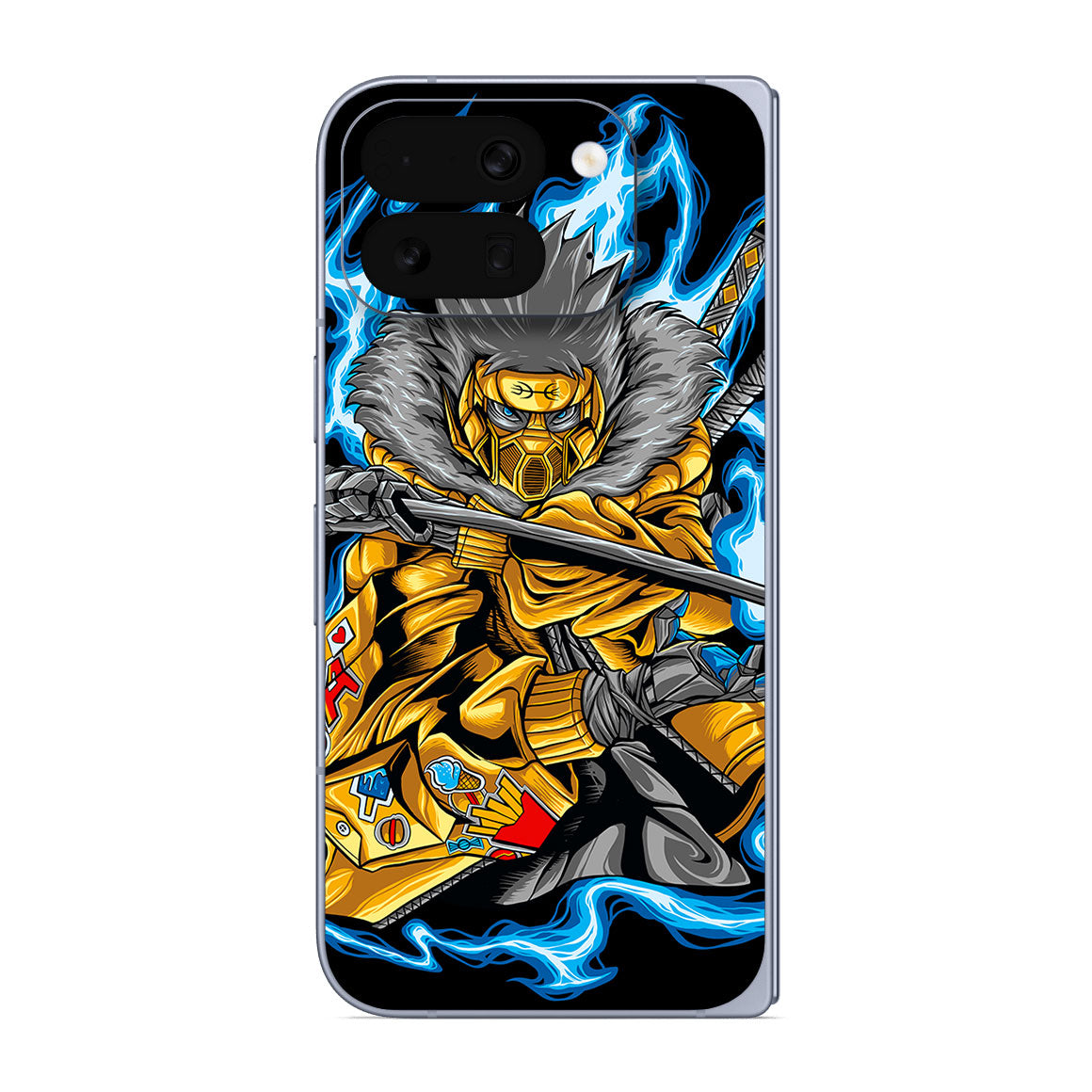 Pixel 10 Pro Fold Artist Series Cyber Ninja Skin