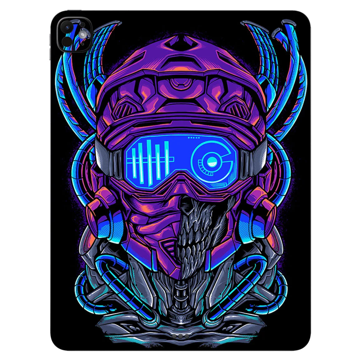 iPad Pro 13" M4 Artist Series Cyber Skull Skin