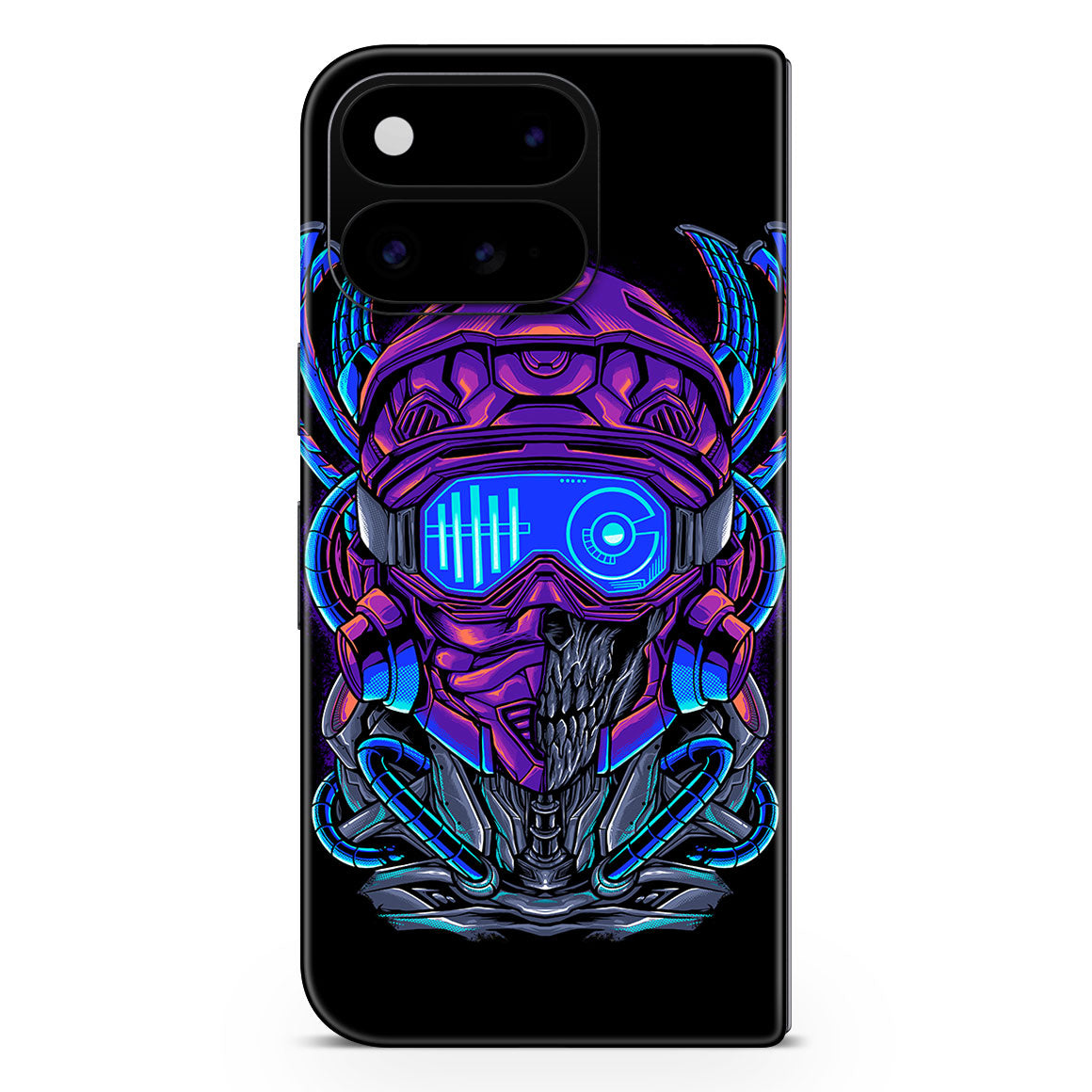 Pixel 11 Pro Fold Artist Series Cyber Skull Skin